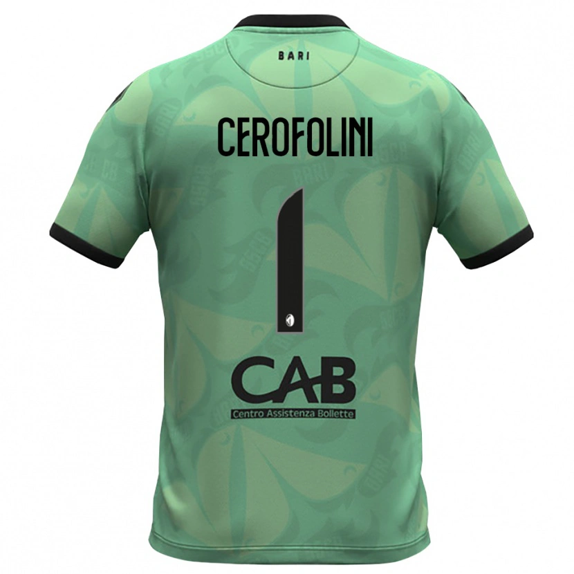 Danxen Men Michele Cerofolini #1 Dark Sea Green Goalkeeper Jersey 2025/26 T-Shirt