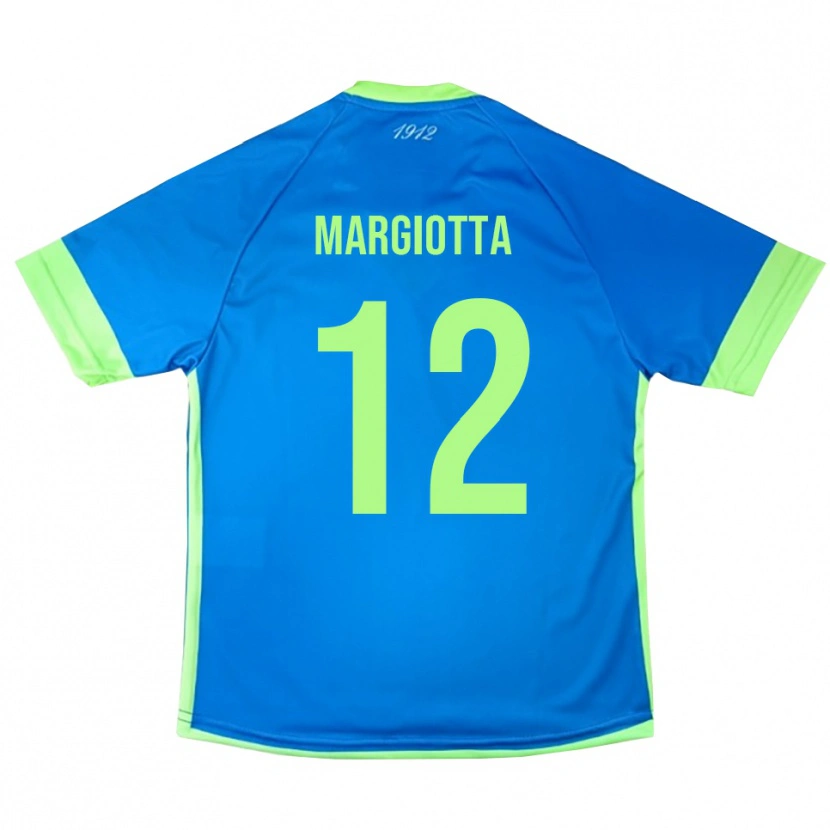 Danxen Men Manuele Margiotta #12 Blue Green Yellow Goalkeeper Jersey 2025/26 T-Shirt