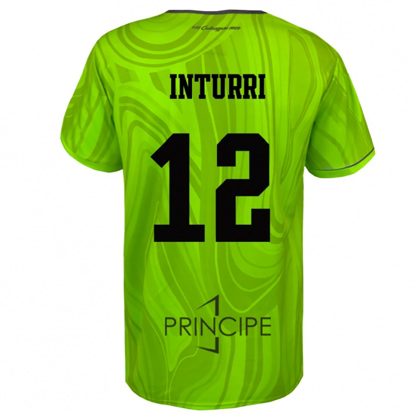 Danxen Men Roberto Inturri #12 Yellow Green Black Goalkeeper Jersey 2025/26 T-Shirt