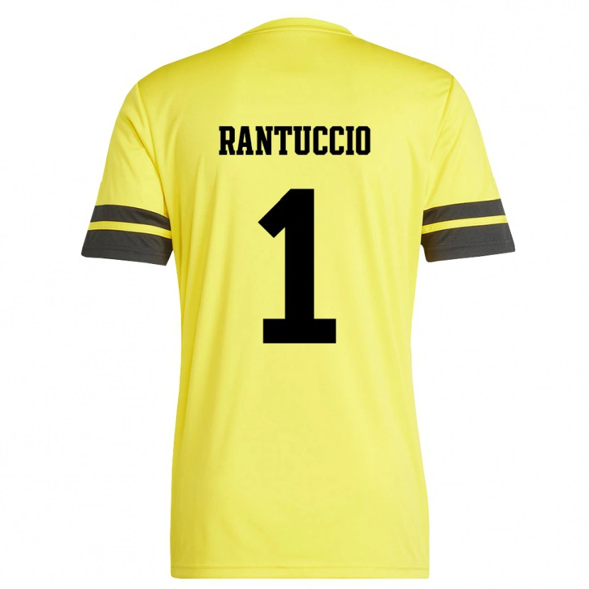 Danxen Men Carmelo Rantuccio #1 Yellow Black Goalkeeper Jersey 2025/26 T-Shirt