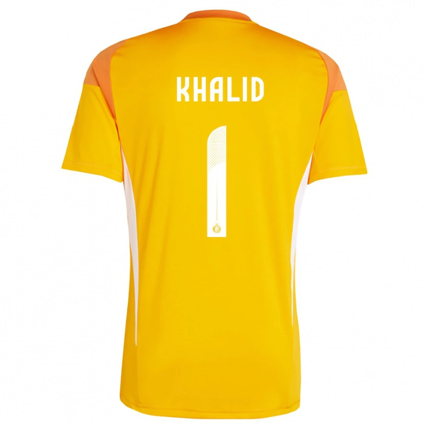 Danxen Men Sara Khalid #1 Orange Yellow White Goalkeeper Jersey 2025/26 T-Shirt