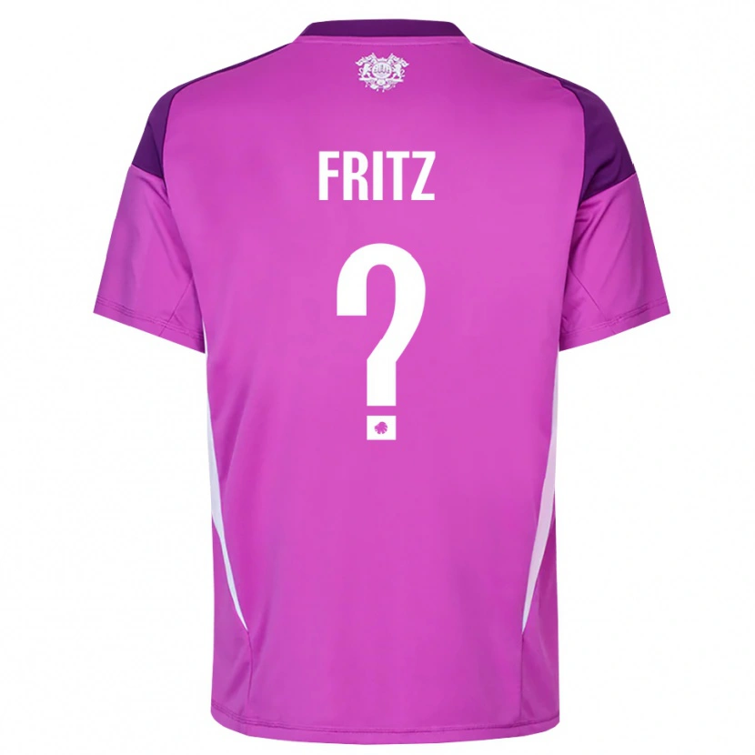 Danxen Men Gustav Fritz #0 Lilac Purple White Goalkeeper Jersey 2025/26 T-Shirt