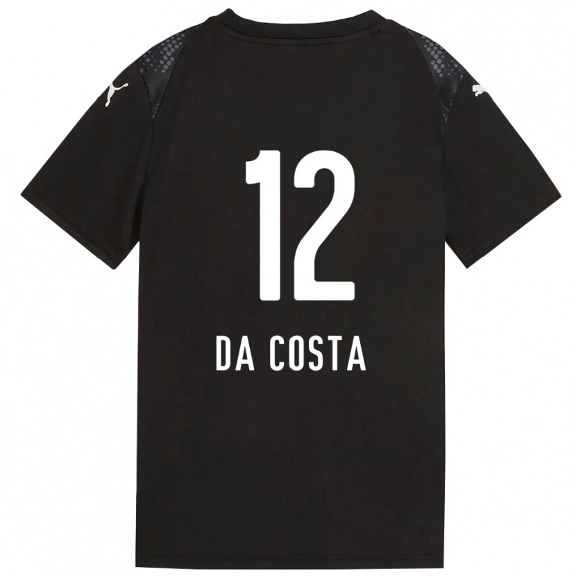 Danxen Men Paulo da Costa #12 Black Goldenrod Goalkeeper Jersey 2025/26 T-Shirt