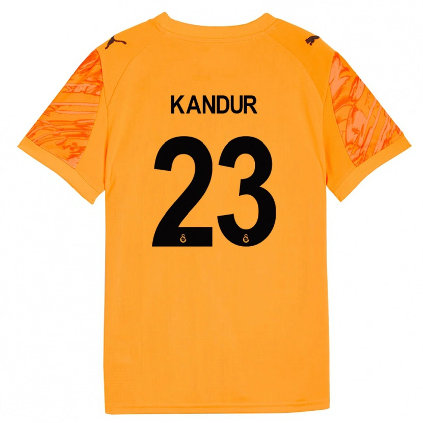 Danxen Men Müge Kandur #23 Dark Orange Black Goalkeeper Jersey 2025/26 T-Shirt