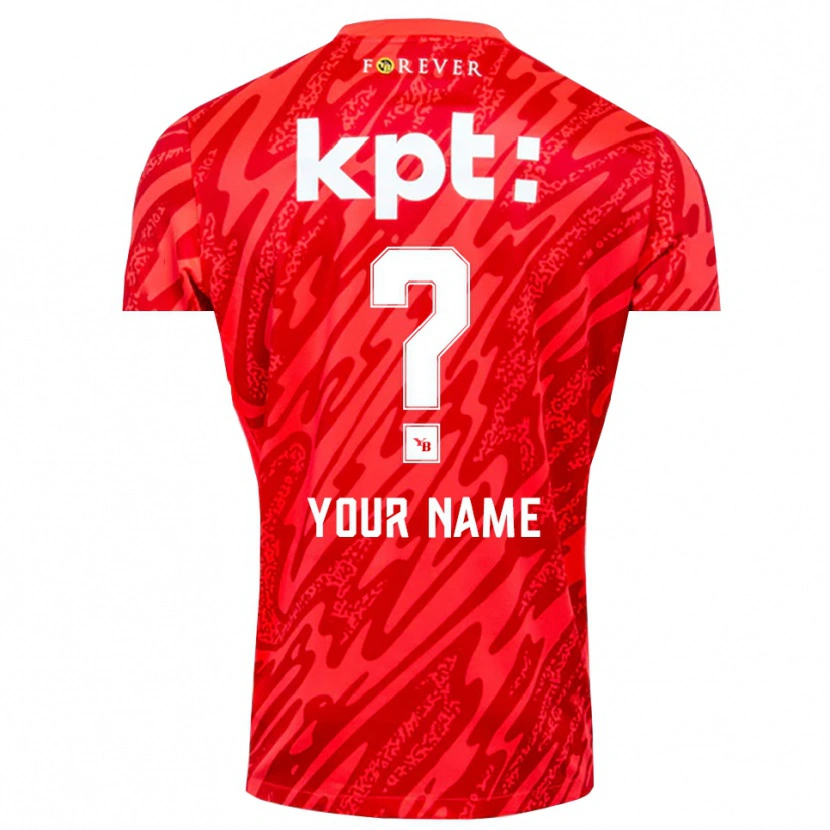 Danxen Men BSC Young Boys Red White Goalkeeper Jersey 2025/26 T-Shirt