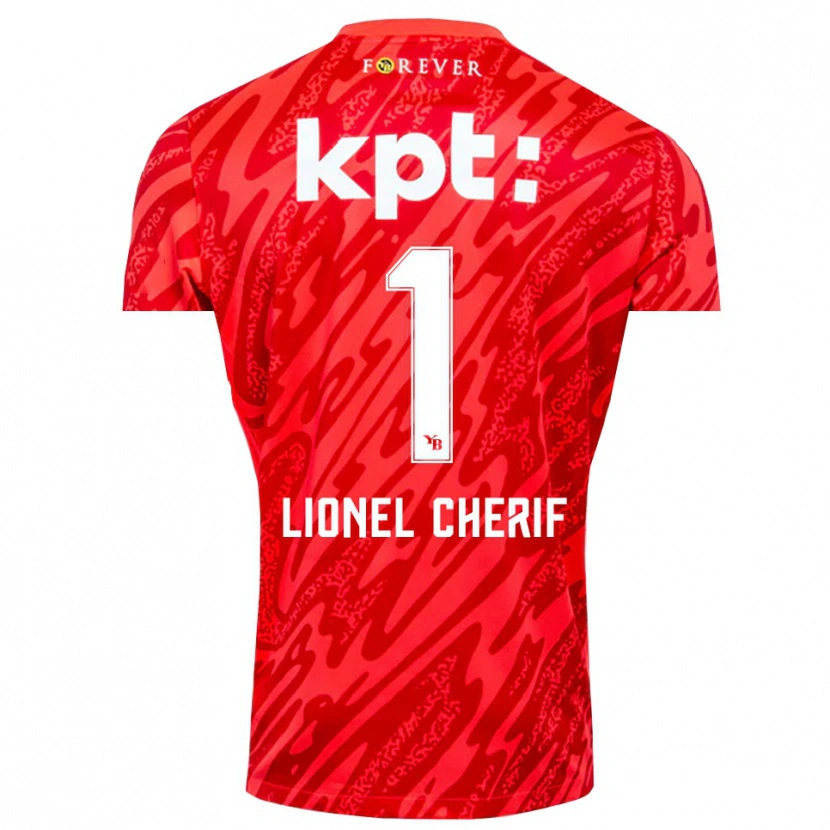 Danxen Men Kader Cherif #1 Red White Goalkeeper Jersey 2025/26 T-Shirt