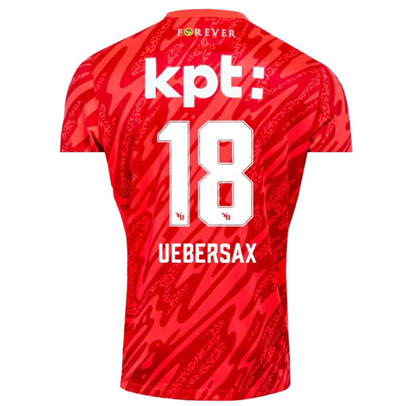 Danxen Men Jan Uebersax #18 Red White Goalkeeper Jersey 2025/26 T-Shirt