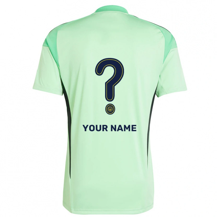 Danxen Men Fenerbahçe SK Light Green Black Goalkeeper Jersey 2025/26 T-Shirt