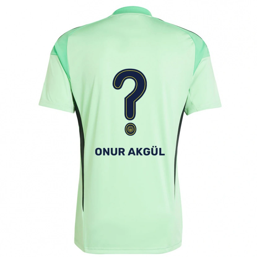 Danxen Men Rüzgar Onur Akgül #0 Light Green Black Goalkeeper Jersey 2025/26 T-Shirt