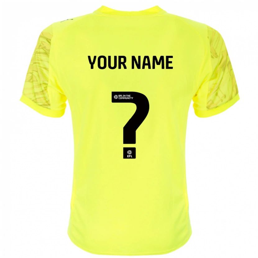 Danxen Men Blackpool FC Yellow Black Goalkeeper Jersey 2025/26 T-Shirt