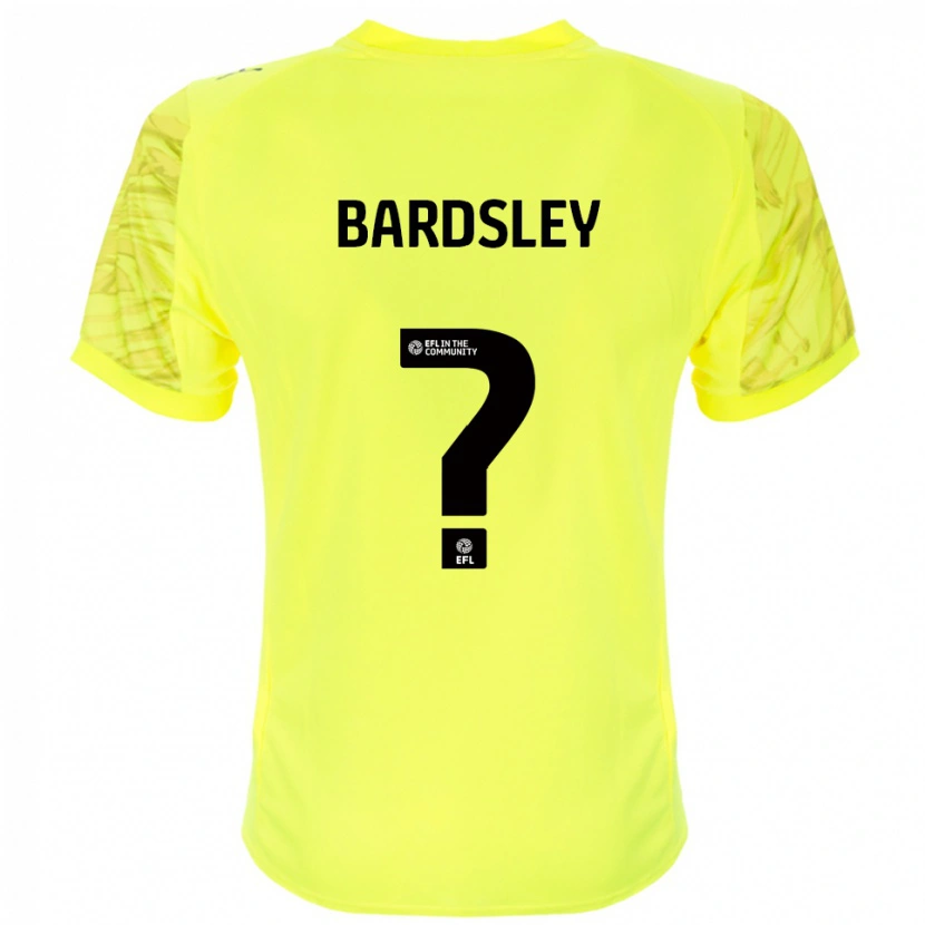 Danxen Men Harvey Bardsley #0 Yellow Black Goalkeeper Jersey 2025/26 T-Shirt