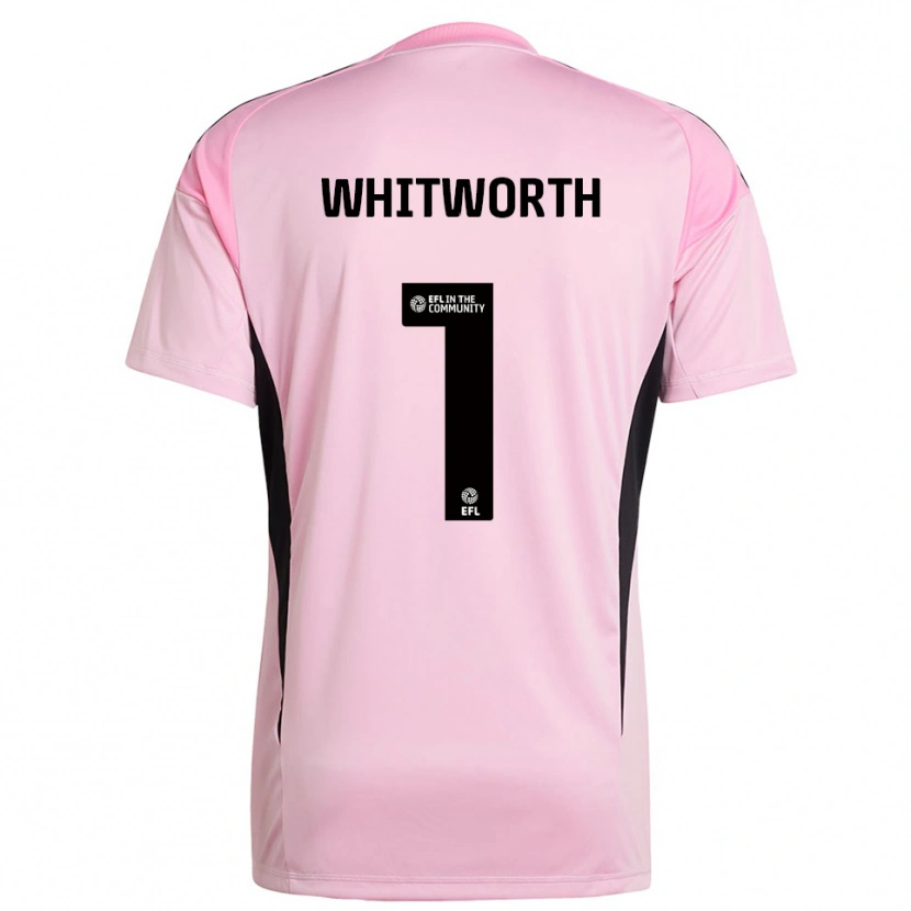 Danxen Men Joe Whitworth #1 Pink Black Goalkeeper Jersey 2025/26 T-Shirt