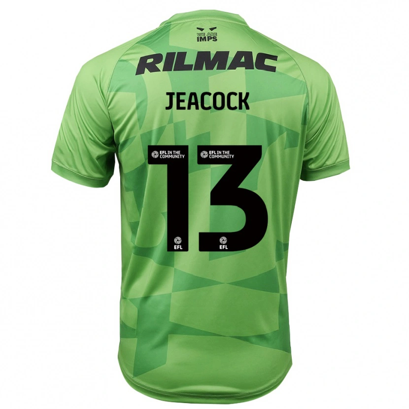 Danxen Men Zach Jeacock #13 Light Green Goalkeeper Jersey 2025/26 T-Shirt
