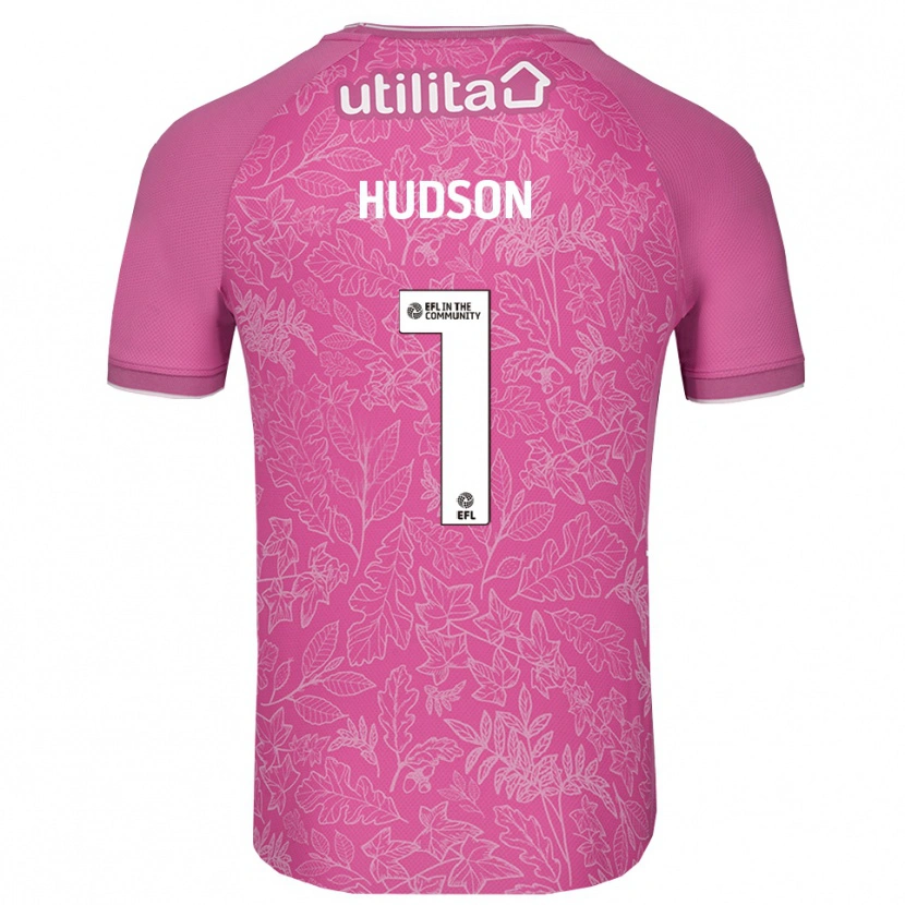 Danxen Men Sarah Hudson #1 Pink Black Goalkeeper Jersey 2025/26 T-Shirt