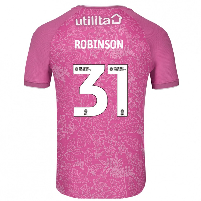 Danxen Men Leah Robinson #31 Pink Black Goalkeeper Jersey 2025/26 T-Shirt