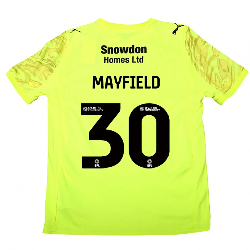 Danxen Men Holly Mayfield #30 Fluorescent Green Goalkeeper Jersey 2025/26 T-Shirt