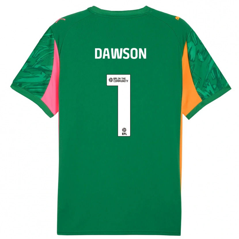 Danxen Men Cameron Dawson #1 Green Orange Pink Goalkeeper Jersey 2025/26 T-Shirt