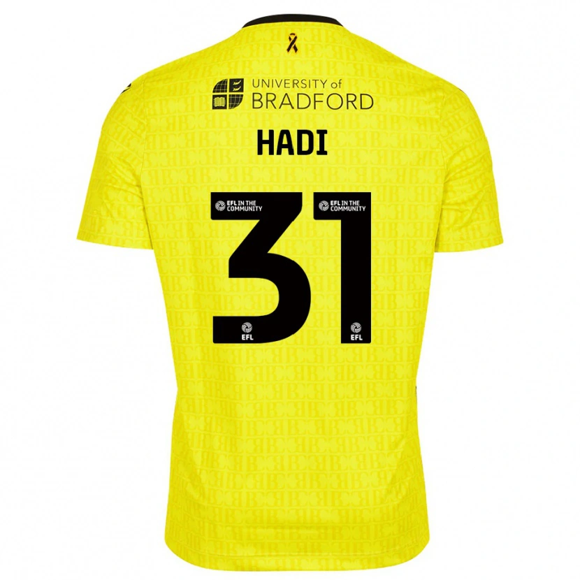 Danxen Men Zac Hadi #31 Yellow Black Goalkeeper Jersey 2025/26 T-Shirt