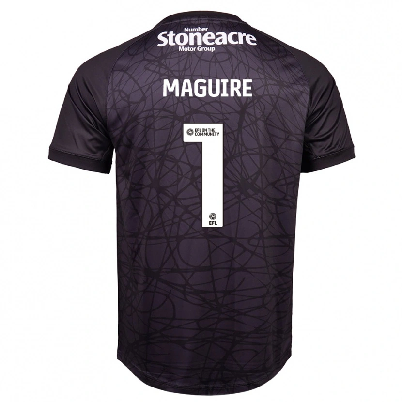 Danxen Men Imogen Maguire #1 Black White Goalkeeper Jersey 2025/26 T-Shirt