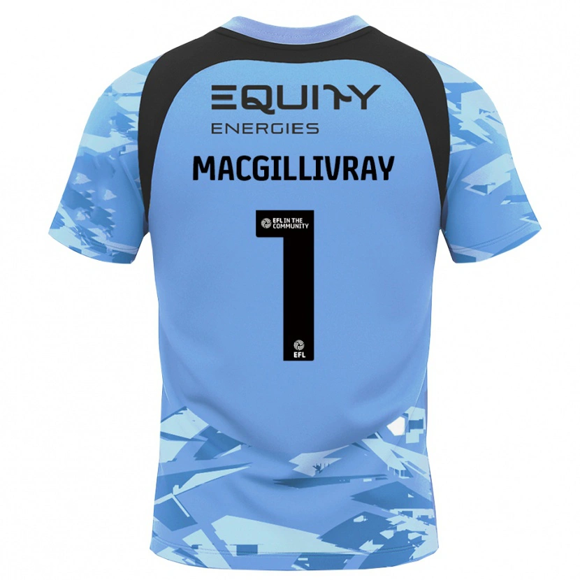 Danxen Men Craig MacGillivray #1 Light Blue Glack Goalkeeper Jersey 2025/26 T-Shirt