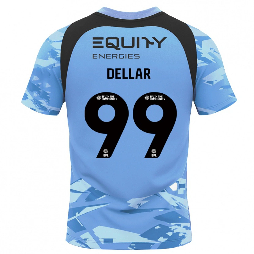Danxen Men Megan Dellar #99 Light Blue Glack Goalkeeper Jersey 2025/26 T-Shirt