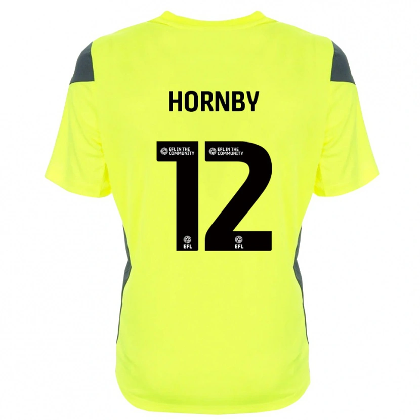 Danxen Men Sam Hornby #12 Fluorescent Green Black Goalkeeper Jersey 2025/26 T-Shirt