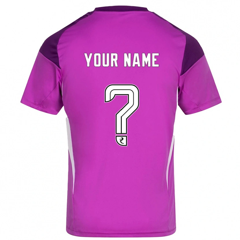 Danxen Men Aberdeen Purple Magenta Goalkeeper Jersey 2025/26 T-Shirt