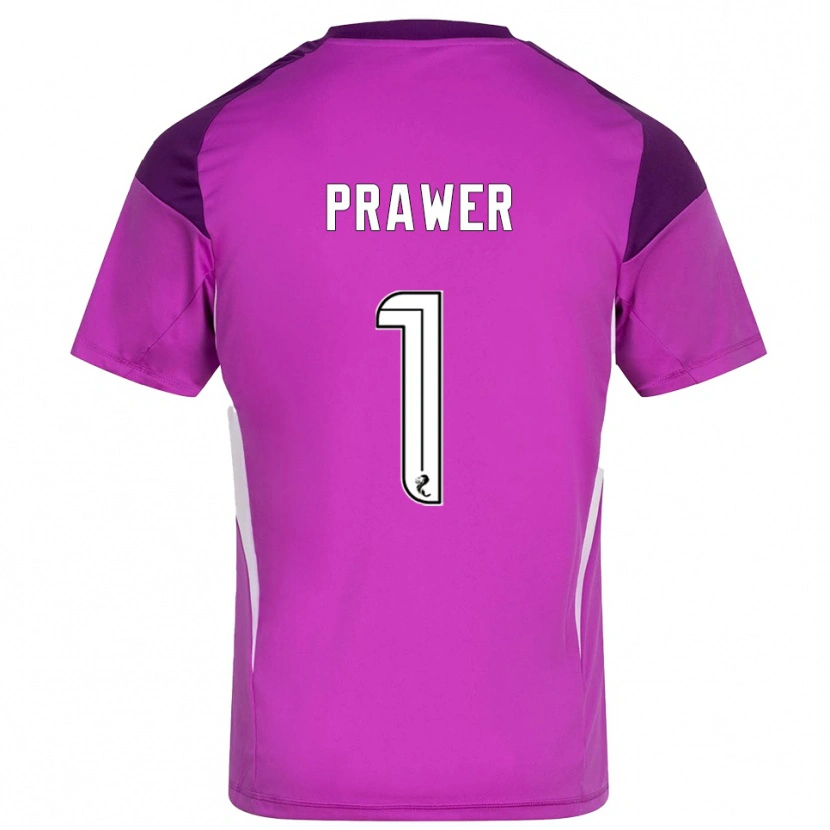 Danxen Men Anna Prawer #1 Purple Magenta Goalkeeper Jersey 2025/26 T-Shirt