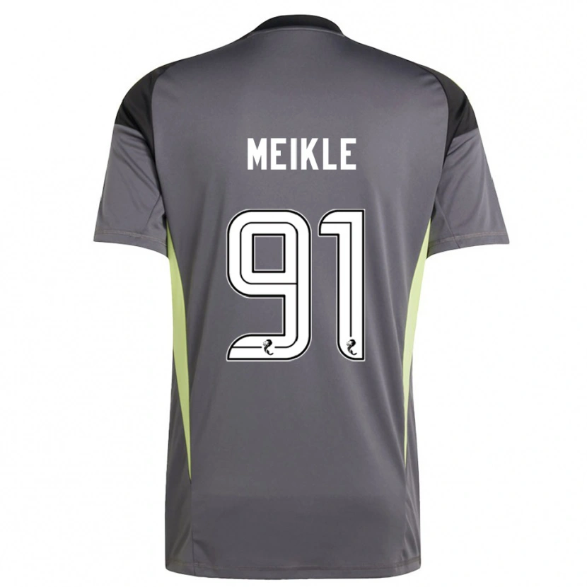 Danxen Men Jamie Meikle #91 Gray White Goalkeeper Jersey 2025/26 T-Shirt