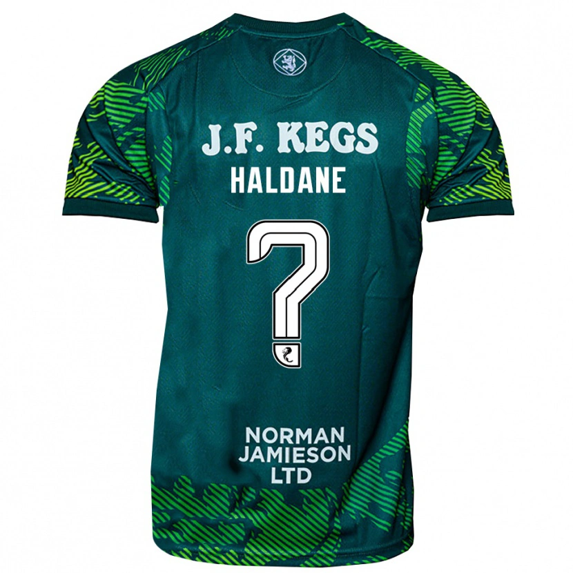 Danxen Men Lewis Haldane #0 Green White Goalkeeper Jersey 2025/26 T-Shirt