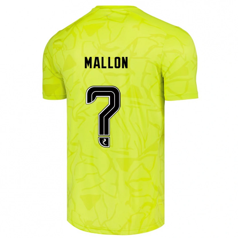 Danxen Men Ryan Mallon #0 Yellwo Black Goalkeeper Jersey 2025/26 T-Shirt