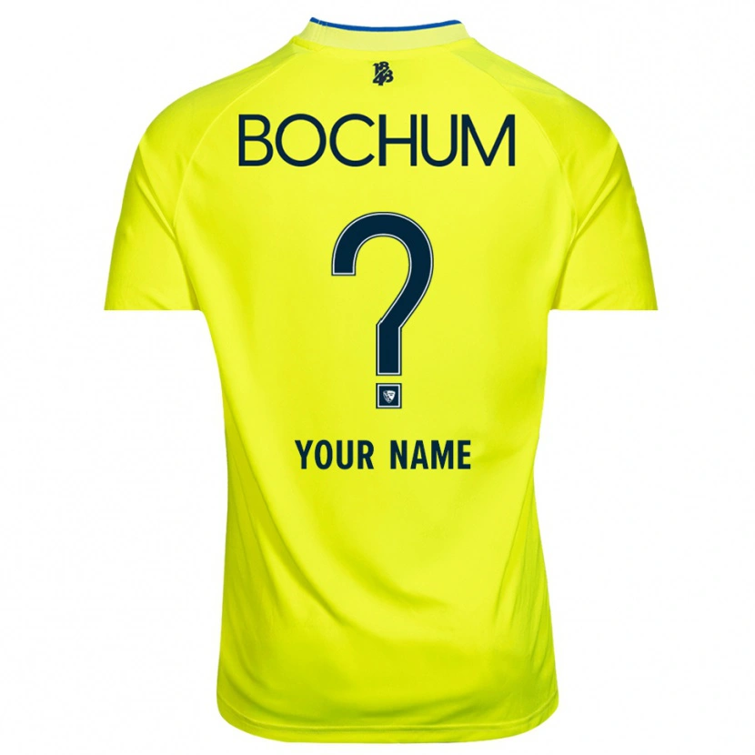Danxen Men VfL Bochum Yellow Green Goalkeeper Jersey 2025/26 T-Shirt