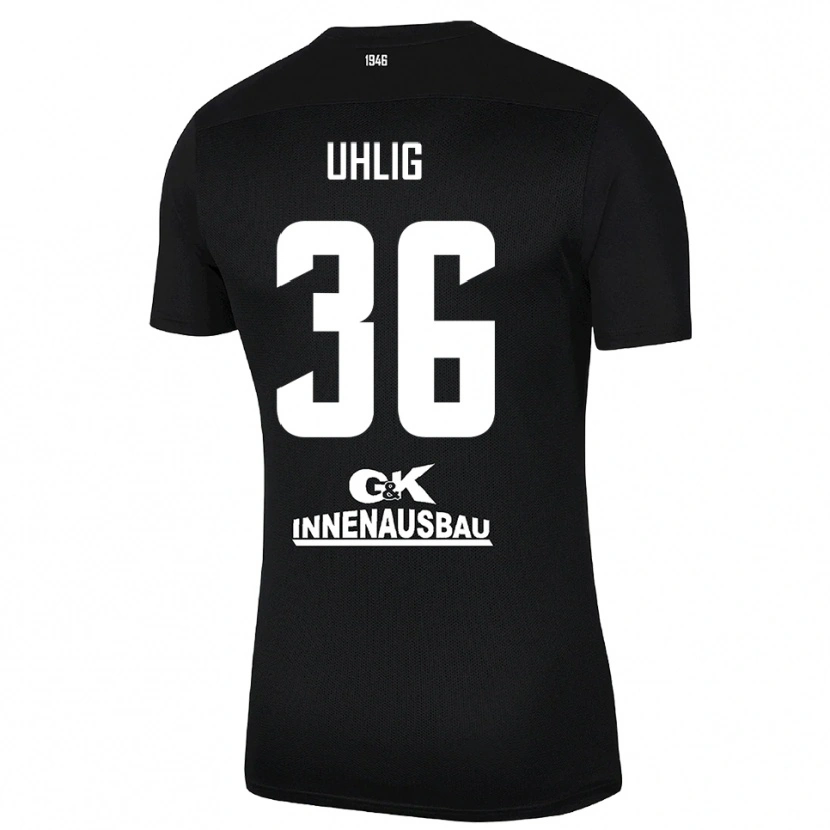 Danxen Men Max Uhlig #36 Black White Goalkeeper Jersey 2025/26 T-Shirt