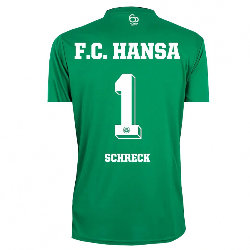 Danxen Men Til Schreck #1 Dark Green White Goalkeeper Jersey 2025/26 T-Shirt