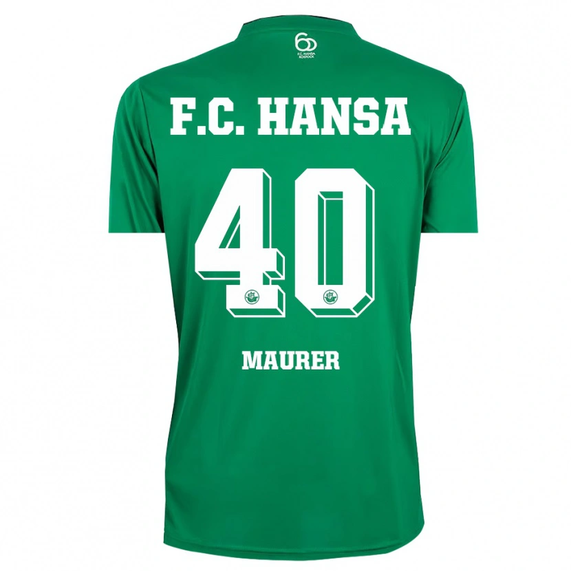 Danxen Men Erik Maurer #40 Dark Green White Goalkeeper Jersey 2025/26 T-Shirt