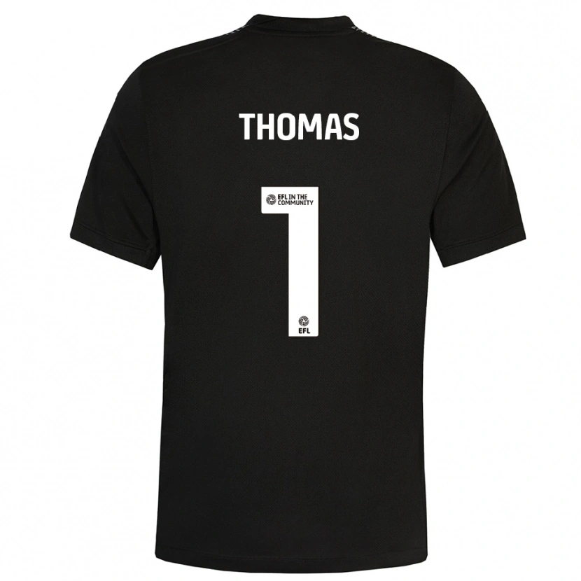 Danxen Men Lucy Thomas #1 Black White Goalkeeper Jersey 2025/26 T-Shirt