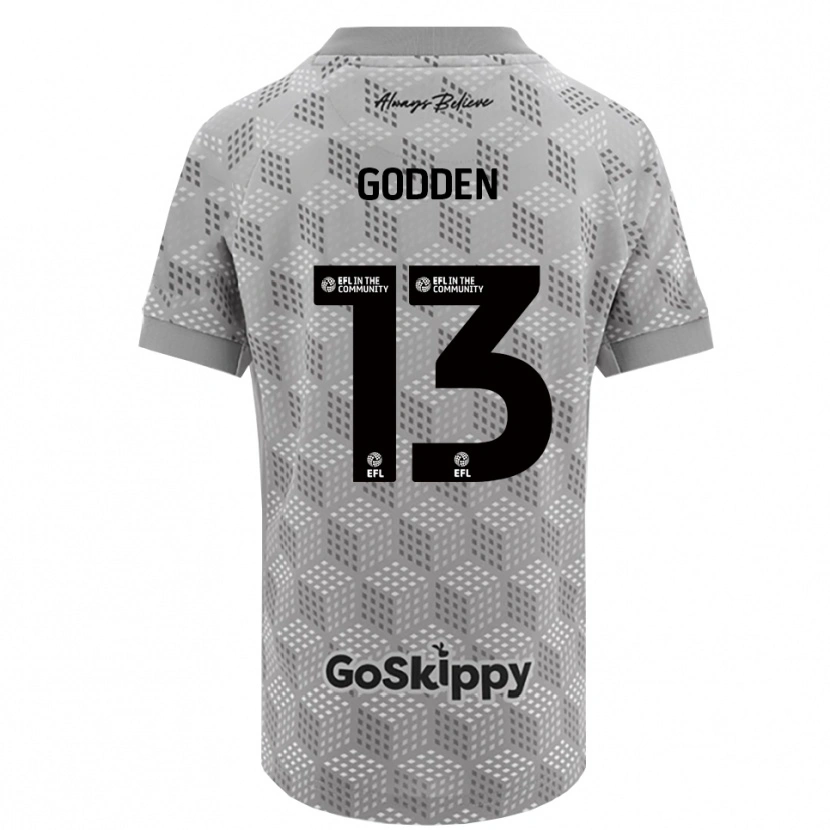 Danxen Men Freddie Godden #13 Black Gray Goalkeeper Jersey 2025/26 T-Shirt