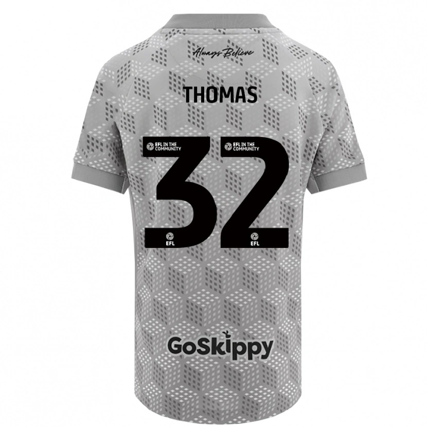 Danxen Men Lewis Thomas #32 Black Gray Goalkeeper Jersey 2025/26 T-Shirt