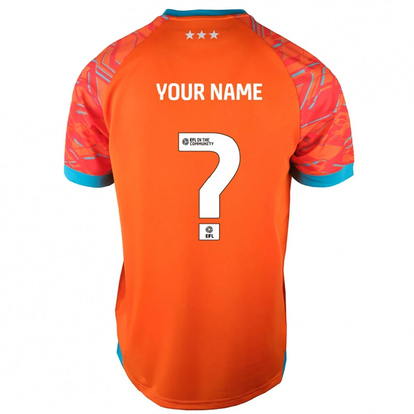 Danxen Men Ipswich Town Orange White Goalkeeper Jersey 2025/26 T-Shirt