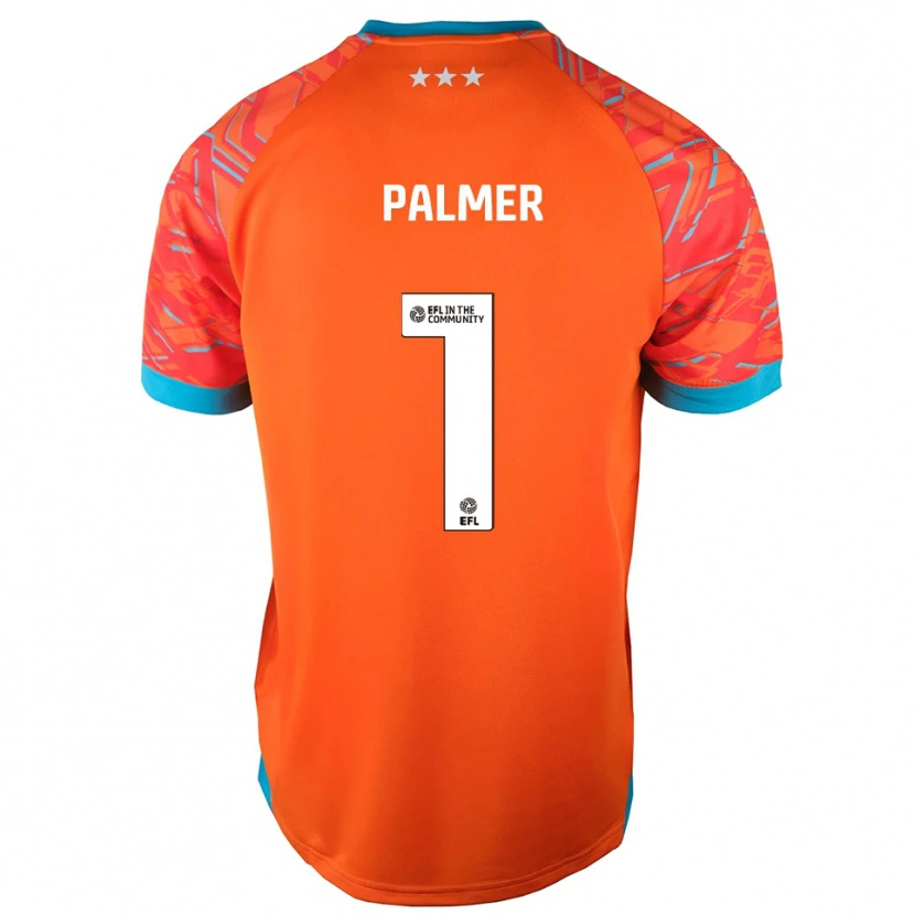 Danxen Men Alex Palmer #1 Orange White Goalkeeper Jersey 2025/26 T-Shirt