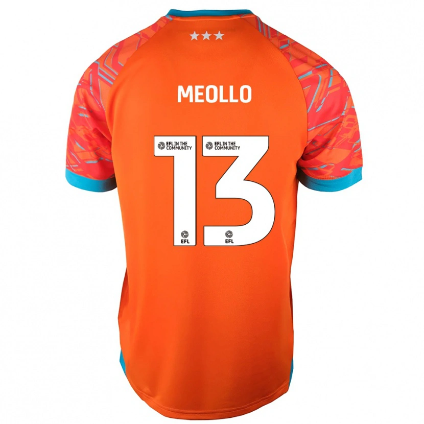 Danxen Men Nina Meollo #13 Orange White Goalkeeper Jersey 2025/26 T-Shirt