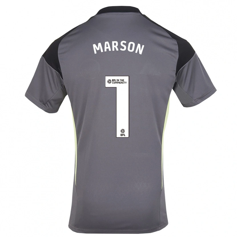 Danxen Men Freddie Marson #1 Gray White Goalkeeper Jersey 2025/26 T-Shirt