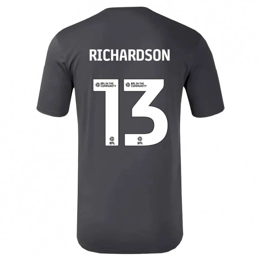 Danxen Men Joseph Richardson #13 Black White Goalkeeper Jersey 2025/26 T-Shirt
