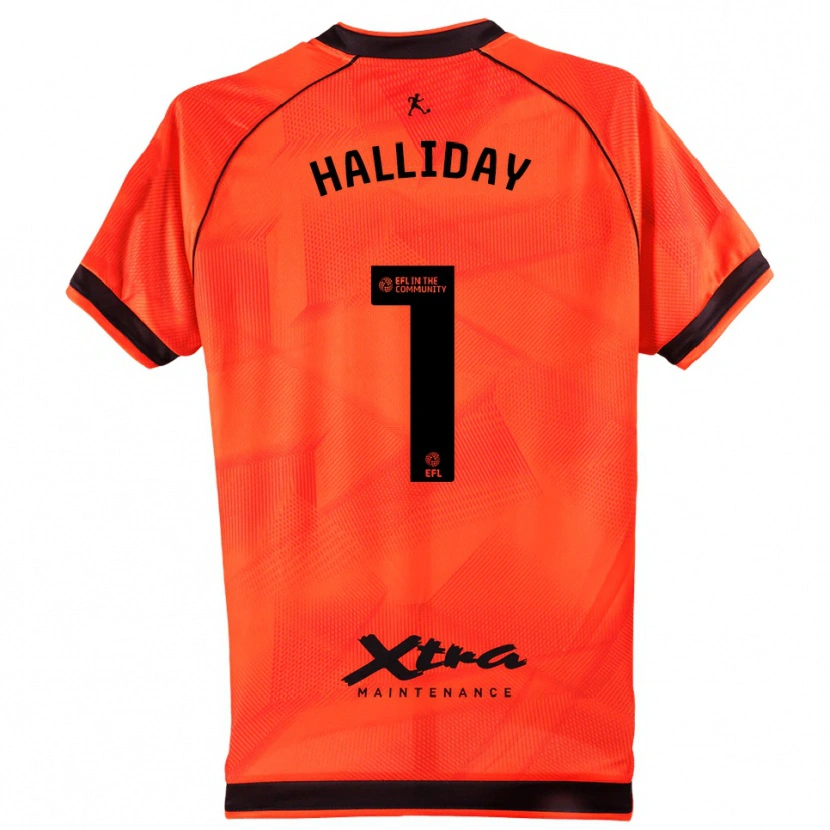 Danxen Men Joel Halliday #1 Orange Black Goalkeeper Jersey 2025/26 T-Shirt