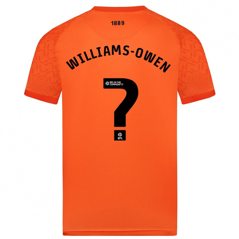 Danxen Men Brooke Williams-Owen #0 Orange Black Goalkeeper Jersey 2025/26 T-Shirt