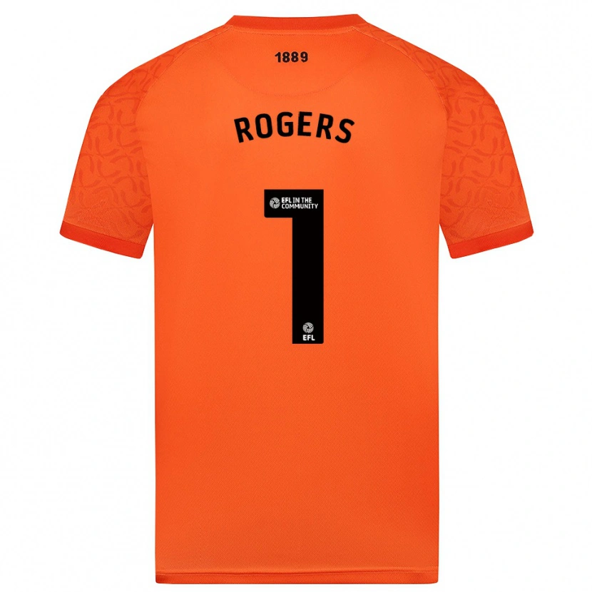 Danxen Men Sian Rogers #1 Orange Black Goalkeeper Jersey 2025/26 T-Shirt
