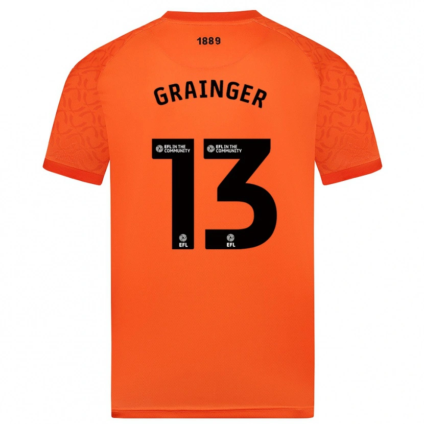 Danxen Men Benjamin Grainger #13 Orange Black Goalkeeper Jersey 2025/26 T-Shirt