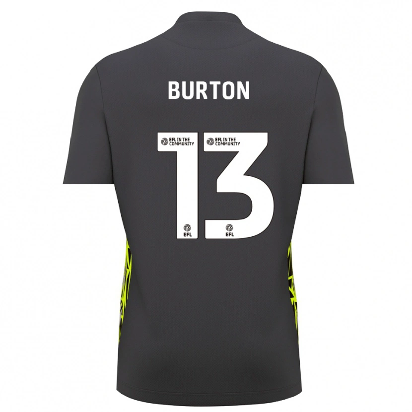 Danxen Men Callum Burton #13 Grey Forest Green Goalkeeper Jersey 2025/26 T-Shirt