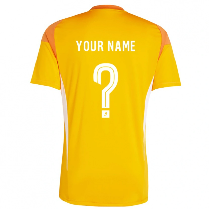 Danxen Men Olympique Lyonnais Orange Red Goalkeeper Jersey 2025/26 T-Shirt