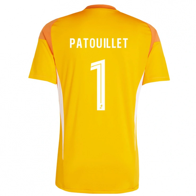 Danxen Men Mathieu Patouillet #1 Orange Red Goalkeeper Jersey 2025/26 T-Shirt